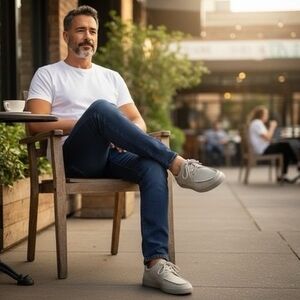 Abound Light Gray Suede Casual Lace-Up Shoes Loafers Size 10M